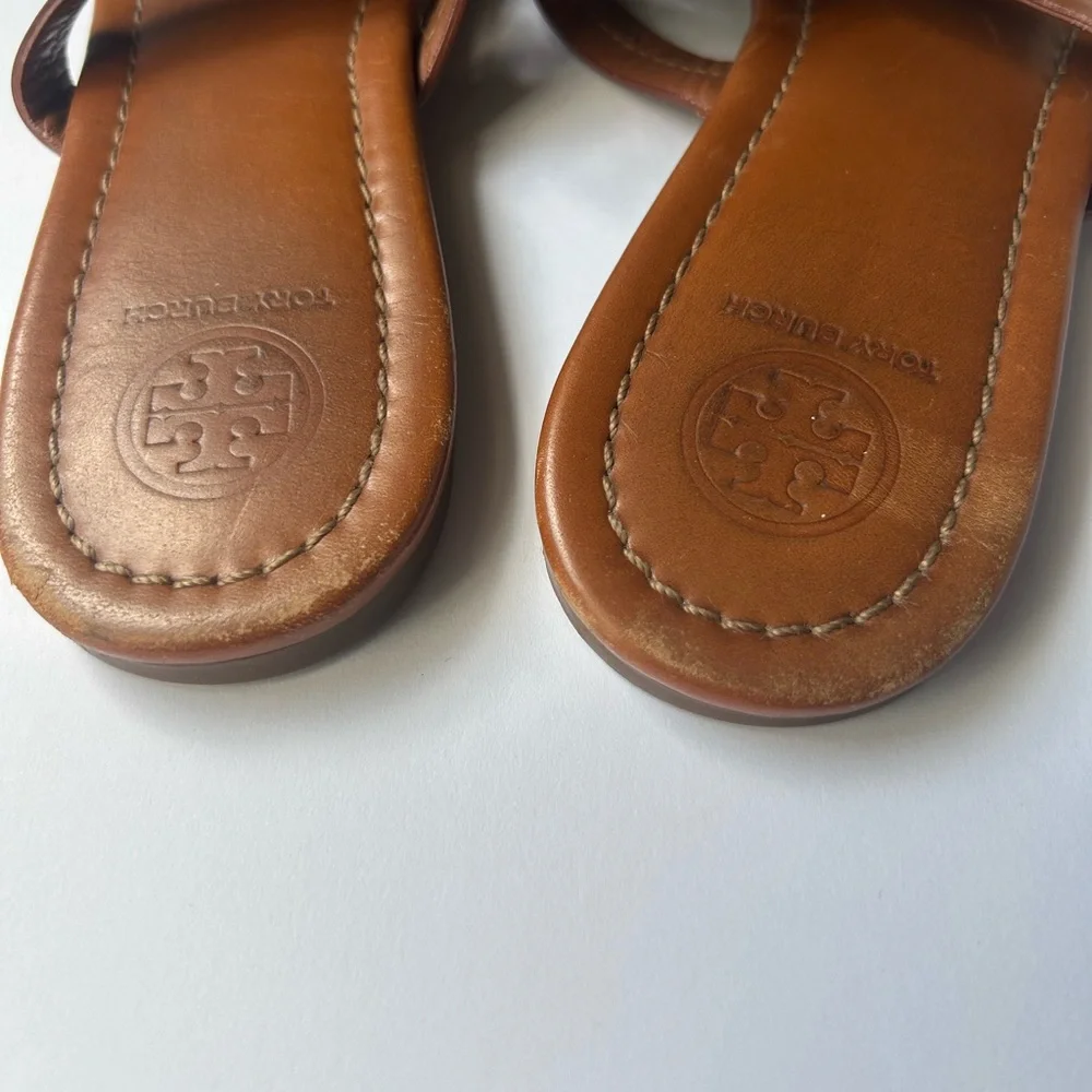 Tory Burch Miller leather thong sandals - Picture 5 of 8